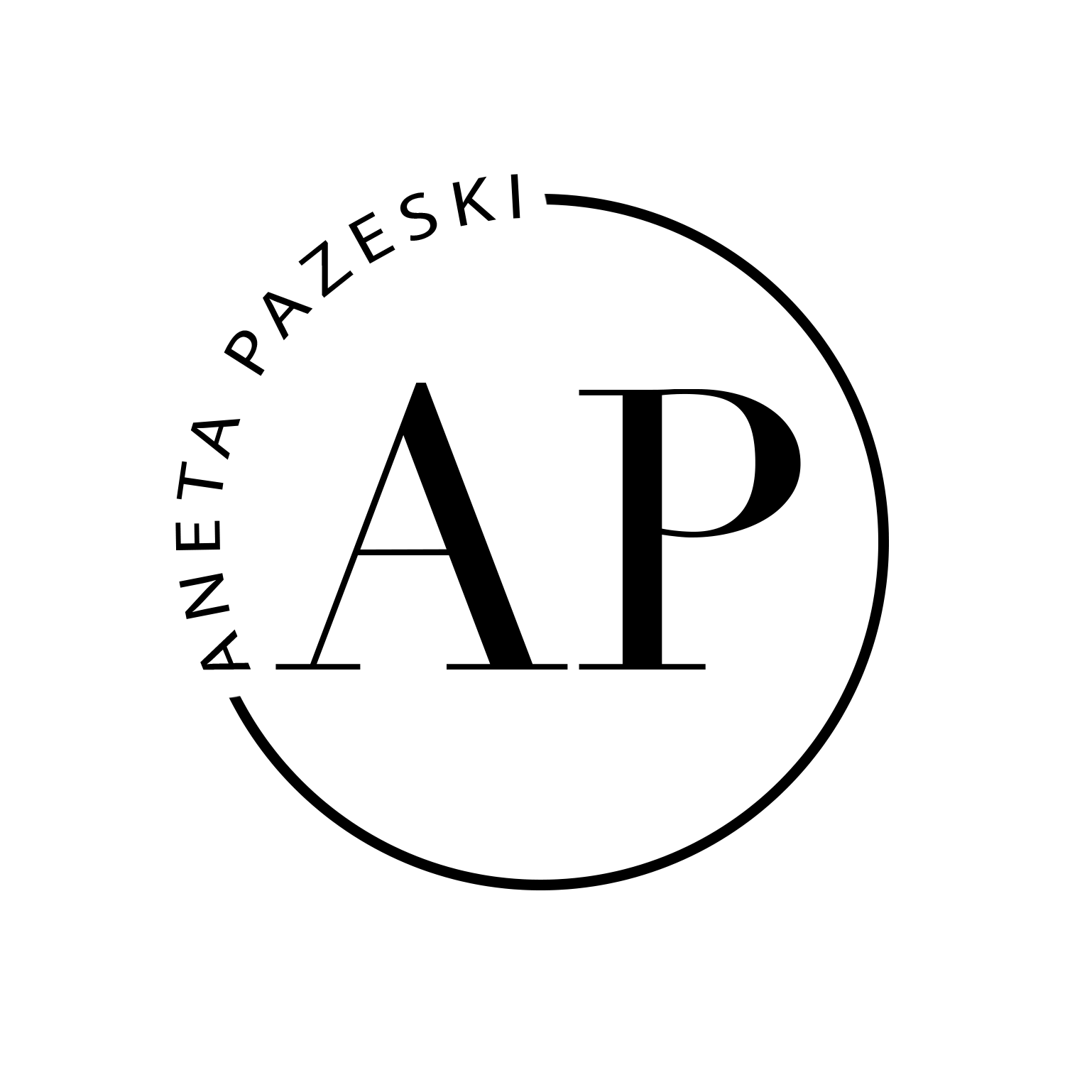 Aneta Black Logo Transparent